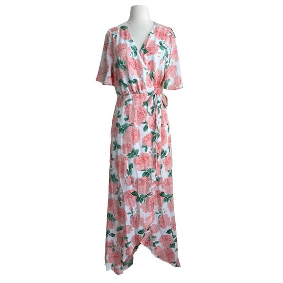 Show Me Your Mumu Marianne Floral Wrap Maxi Dress NWT - Picture 3 of 12